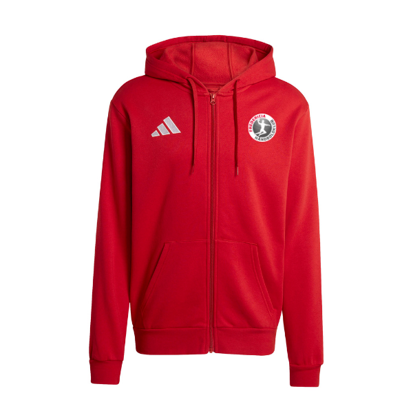 Adidas sweatshirt (med hætte og lynlås) m. FHK Logo