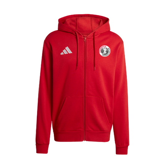 Adidas sweatshirt (med hætte og lynlås) m. FHK Logo